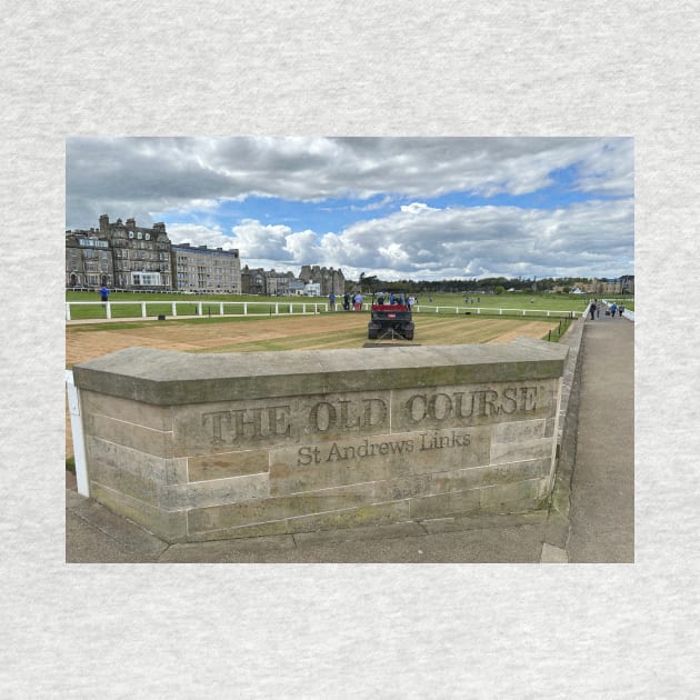 the Old Course, St Andrews , Fife Scotland by goldyart